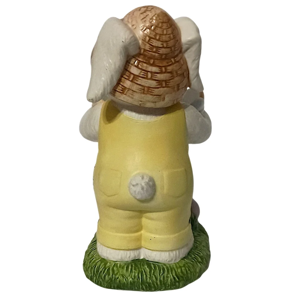 Laurie Korsgaden Easter Bunny Wax Warmer Ceramic Watercolors Springtime‎ Vintage